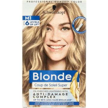 SCHWARZKOPF BLONDE (SCHWARZKOPF) BLONDE SUPER COUP DE SOLEIL HIGHLIGHTS HAARVERF PAK 1 STUK