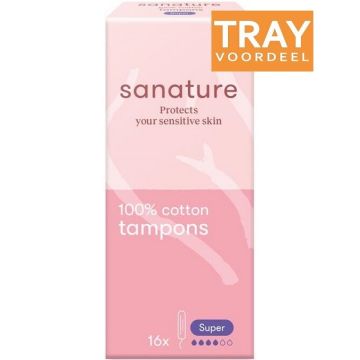 SANATURE SUPER TAMPONS 12 X 16 STUKS