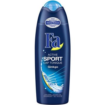 FA SPORT (FA) ACTIVE SPORT CAP TONIQUE GINKGO SHOWER GEL DOUCHEGEL 250 ML