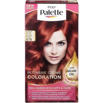 POLY PALETTE 678 ROBIJN ROOD HAARVERF PAK 1 STUK