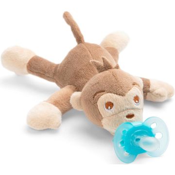 PHILIPS AVENT ULTRA SOFT SNUGGLE (PHILIPS) ULTRA SOFT SNUGGLE 0 MAAND+ AAP SPEENKNUFFEL + FOPSPEEN 1 STUK