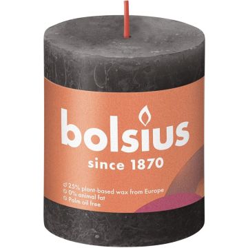 BOLSIUS RUSTIEK (BOLSIUS) RUSTIEK STORMY GREY 80/68 STOMPKAARS 1 STUK