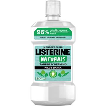 LISTERINE NATURALS TANDBESCHERMING MILDE SMAAK MONDSPOELING 500 ML