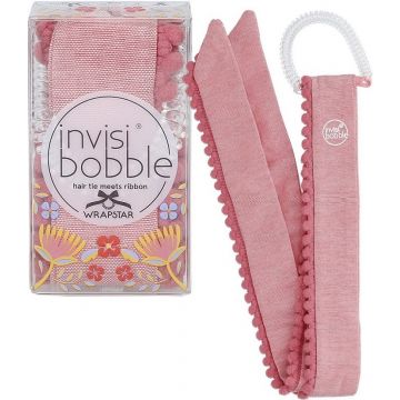 INVISIBOBBLE WRAPSTAR (INVISIBOBBLE) WRAPSTAR FLORES & BLOOM HAIR TIE MEETS RIBBON 1 STUK