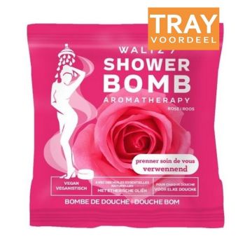 WALTZ 7 SHOWER BOMB AROMATHERAPY ROOS DOUCHE BOMB 10 X 1 STUK