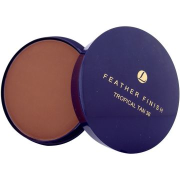 LENTHERIC FEATHER FINISH COMPACT POWDER 36 TROPICAL TAN POEDER (NAVULLING) DOOSJE 20 GRAM