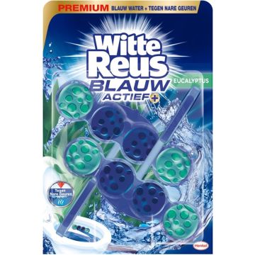 WITTE REUS BLAUW ACTIEF EUCALYPTUS TOILETBOK 2 X 50 GRAM