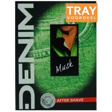 DENIM MUSK AFTERSHAVE TRAY 6 X 100 ML