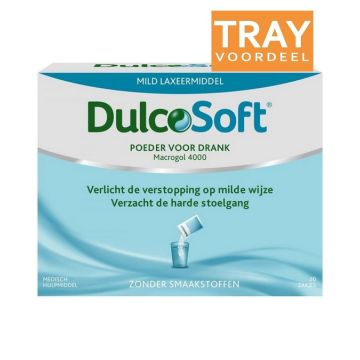 DULCOSOFT POEDER VOOR DRANK LAXEERMIDDEL SACHETS TRAY 30 X 20 STUKS