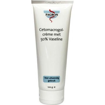 FAGRON CETOMACROGOLCREME MET 50% VASELINE TUBE 100 GRAM