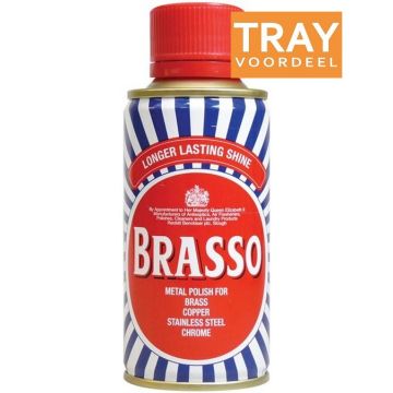 BRASSO KOPERGLANS TRAY 6 X 175 ML