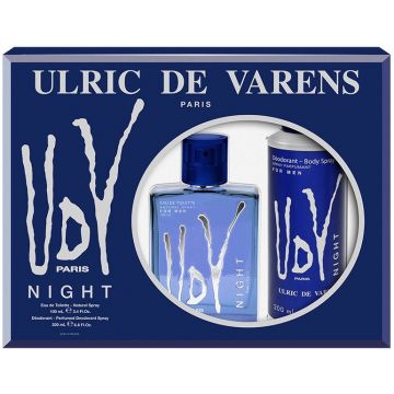 ULRIC DE VARENS UDV NIGHT FOR MEN GESCHENKSET 1 STUK