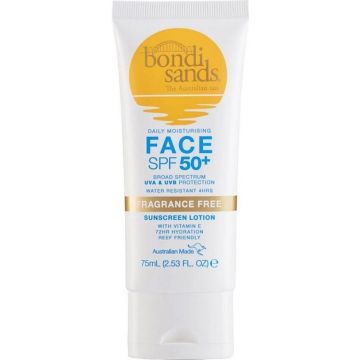 BONDI SANDS FACE SUNSCREEN LOTION SPF 50+ ZONNEBRAND TUBE 75 ML