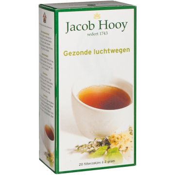 JACOB HOOY GEZONDE LUCHTWEGEN THEE DOOSJE 20 ZAKJES