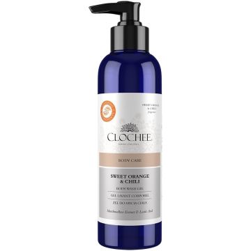 CLOCHEE SIMPLY ORGANIC BODY CARE SWEET ORANGE & CHILI BODY WASH GEL DOUCHEGEL 250 ML