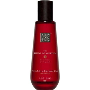 RITUALS THE RITUAL OF AYURVEDA INDIAN ROSE & SWEET ALMOND OIL DRY OIL FOR BODY & HAIR BODYOLIE 100 ML