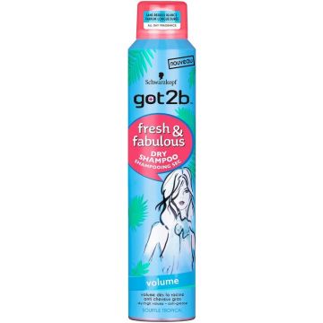 SCHWARZKOPF GOT2B FRESH & FABULOUS VOLUME DROOGSHAMPOO SPUITBUS 200 ML