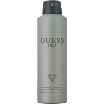 GUESS 1981 FOR MEN DEODORANT SPRAY SPUITBUS 226 ML
