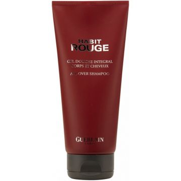 GUERLAIN HABIT ROUGE (GUERLAIN) HABIT ROUGE ALL OVER SHAMPOO DOUCHEGEL TUBE 200 ML