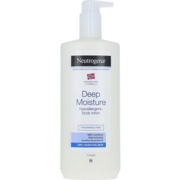 NEUTROGENA DEEP MOISTURE (NEUTROGENA) DEEP MOISTURE FRAGRANCE-FREE DRY SKIN BODYLOTION POMP 400 ML