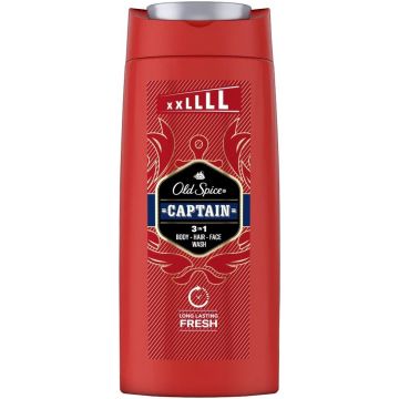 OLD SPICE CAPTAIN 3 IN 1 SHOWER GEL DOUCHEGEL FLACON 675 ML