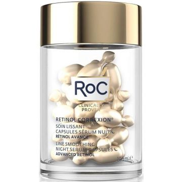 ROC RETINOL CORREXION (ROC) RETINOL CORREXION LINE SMOOTHING NIGHT SERUM GEZICHTSSERUM CAPSULES 30 STUKS