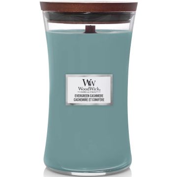 WOODWICK EVERGREEN CASHMERE GEURKAARS 609,5 GRAM