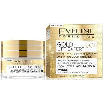 EVELINE GOLD LIFT EXPERT (EVELINE) GOLD LIFT EXPERT 60+ LUXURIOUS REJUVENATING CREAM SERUM GEZICHTSCREME 50 ML