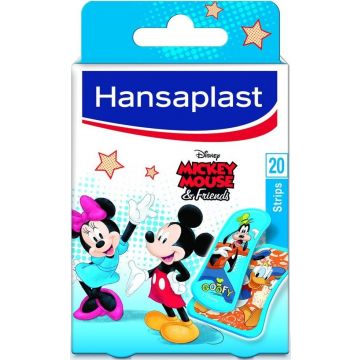 HANSAPLAST MICKEY MOUSE & FRIENDS PLEISTERS PAK 20 STUKS