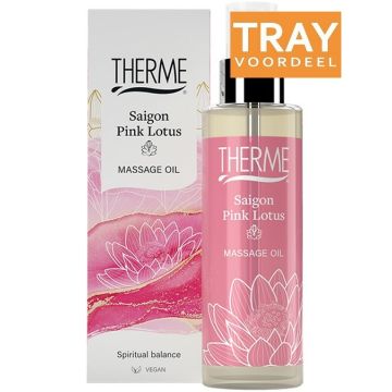 THERME SAIGON PINK LOTUS MASSAGE OIL MASSAGEOLIE 6 X 125 ML