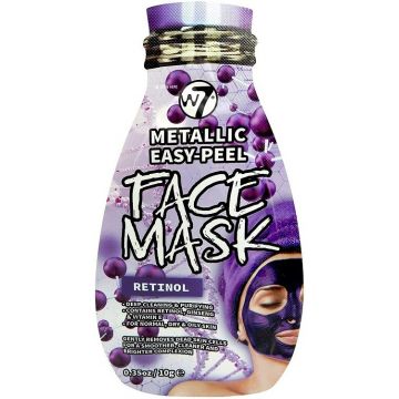 W7 RETINOL METALLIC EASY-PEEL FACE MASK GEZICHTSMASKER ZAKJE 10 GRAM