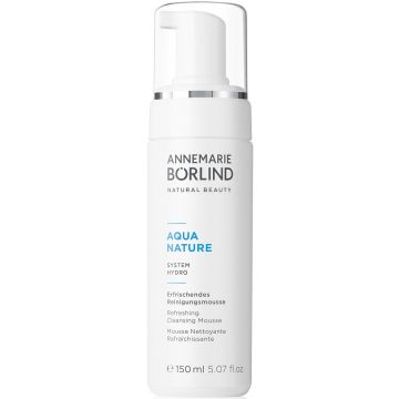 ANNEMARIE BORLIND AQUA NATURE (ANNEMARIE BORLIND) AQUA NATURE REFESHING CLEANSING MOUSSE REININGSMOUSSE POMP 150 ML