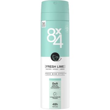 8X4 NO. 7 FRESH LIME DEODORANT SPRAY SPUITBUS 150 ML