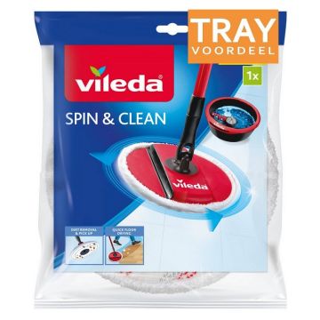 VILEDA SPIN & CLEAN (VILEDA) SPIN & CLEAN MOP TRAY 8 X 1 STUK