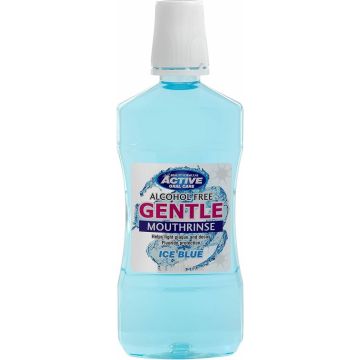 ACTIVE ORAL CARE ICE BLUE ALCOHOL FREE GENTLE MOUTHRINSE MONDWATER FLACON 500 ML