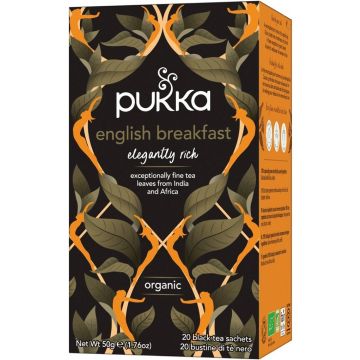 PUKKA ELEGANTLY RICH ENGLISH BREAKFAST THEE DOOSJE 20 ZAKJES