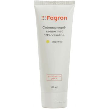 FAGRON CETOMACROGOLCREME MET 10% VASELINE TUBE 100 GRAM