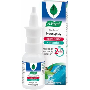 A. VOGEL CINUFORCE (A. VOGEL) CINUFORCE NEUSSPRAY EXTRA FORTE + MENTHOL SPRAY 20 ML