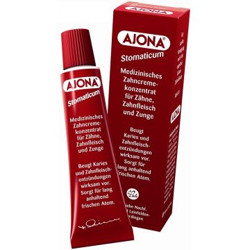 AJONA STOMATICUM TANDPASTA TUBE 25 ML