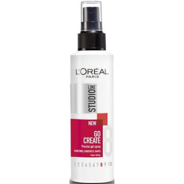 L'OREAL STUDIO LINE GO CREATE (L'OREAL) GO CREATE PRECISE GEL SPRAY 150 ML