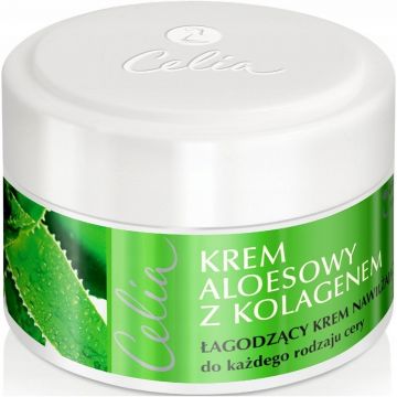 CELIA KOLAGEN SOOTHING FACIAL MOISTURIZING ALOE CREAM GEZICHTSCREME POT 50 ML