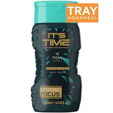 IT'S TIME TITAN SPIRIT REVITALIZING BODY WASH DOUCHEGEL 6 X 250 ML