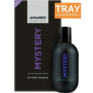 AMANDO MYSTERY AFTER SHAVE TRAY 6 X 50 ML