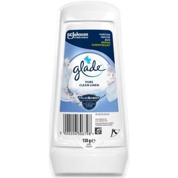 GLADE PURE CLEAN LINEN (GLADE) PURE CLEAN LINEN LUCHTVERFRISSER GEL FLACON 150 GRAM