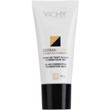 VICHY DERMABLEND (VICHY) DERMABLEND CORRECTIVE FOUNDATION 16 HR SPF 30 15 OPAL TUBE 30 ML