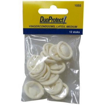 DUOPROTECT 1055 VINGERCONDOOMS MEDIUM PAK 12 STUKS