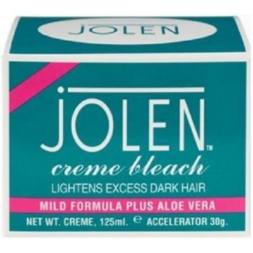 JOLEN ONTKLEURINGS-CREME BLEEKT OVERTOLLIG DONKER HAAR MILDE FORMULE MET ALOE VERA SET 125 ML