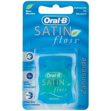 ORAL-B SATIN FLOSS MINT FLOSDRAAD 25 METER PAK 1 STUK