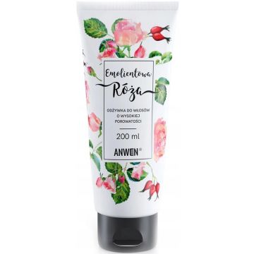 ANWEN EMOLLIENT ROSE HIGH POROSITY CONDITIONER CREMESPOELING TUBE 200 ML