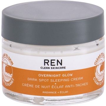 REN OVERNIGHT GLOW DARK SPOT SLEEPING CREAM GEZICHTSCREME POT 50 ML